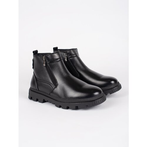 Shelvt Men's black insulated ankle boots Cene