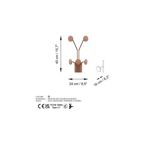 Wallxpert čiviluk giraffe c Slike