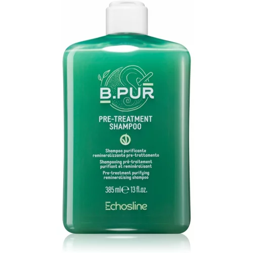 EchosLine B. PUR PRE - TREATMENT SHAMPOO šampon za dubinsko čišćenje za suhu i neposlušnu kosu 385 ml