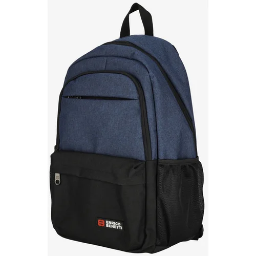 Enrico Benetti Hamburg Notebook Backpack 23 l Blue Nahrbtnik Modra