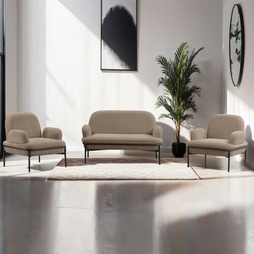 Atelier Del Sofa Aster - Set sofe za kapućino Slike