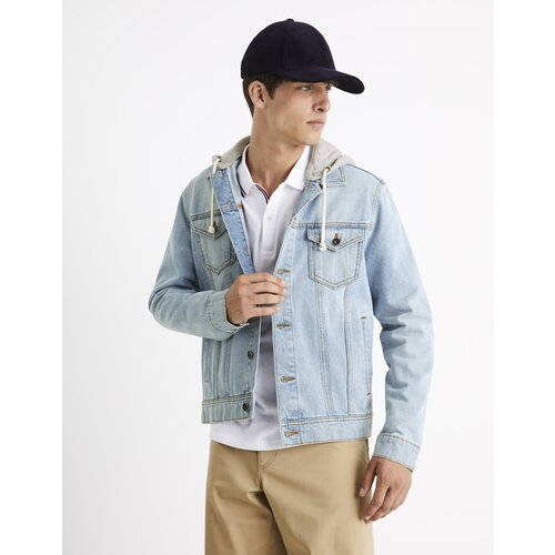 Celio Cudenshood Denim Jacket - Men Slike