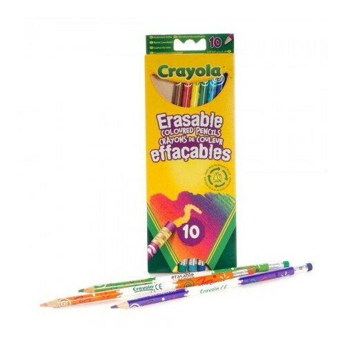 Crayola 10 pisi-brisi olovaka drvena bojica ( GAP256247 ) GAP256247 Slike
