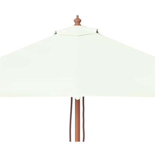  suncobran s drvenim stupom 150 x 200 cm boja pijeska Slike