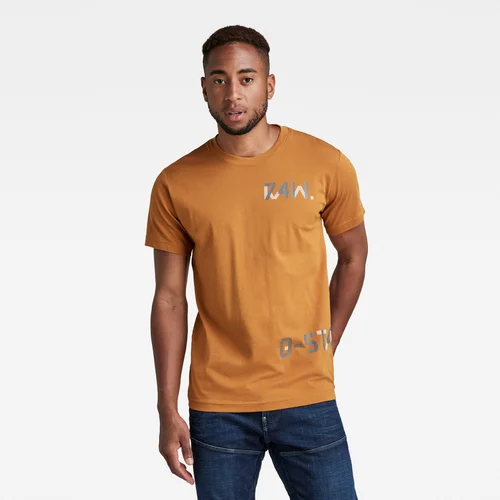 G-star T-shirt - Multiple 7411 r t brown