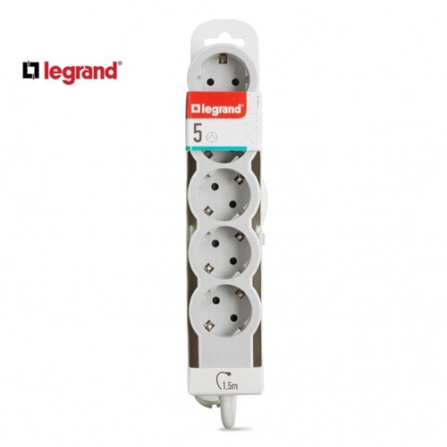 LG 694555 PRODUZNI BLOK 5X2P+E 1.5M (BELA/S.SIVA) Cene