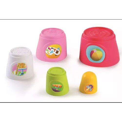 Smoby cotoons Veseli stolp - roza Slike