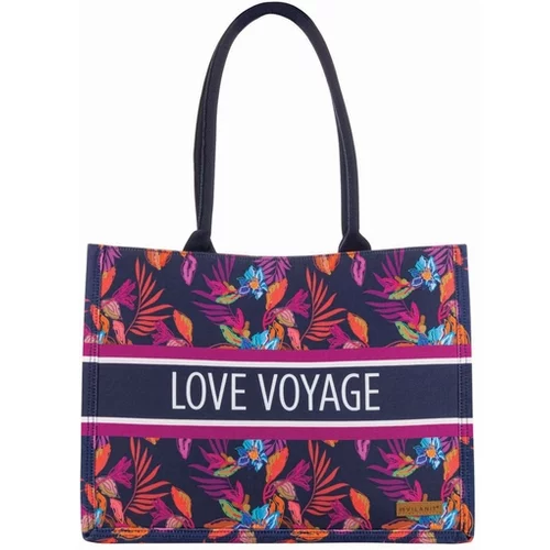 Vitapur modna torba Love Voyage, modro-rožnata - 42,5 x 32,5 x 12 cm