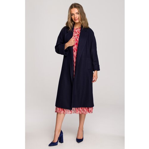 Stylove Woman's Coat S329 Navy Blue Cene