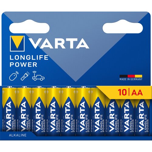 Varta 1x10 Longlife Power Mignon AA LR 6 04906121761 Slike
