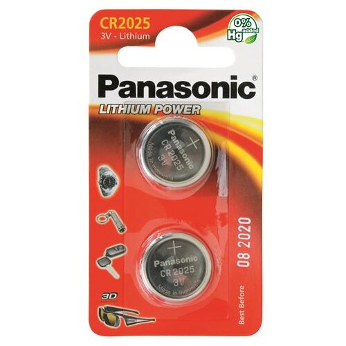 Panasonic baterije CR-2025EL/2B Lithium Coin Slike