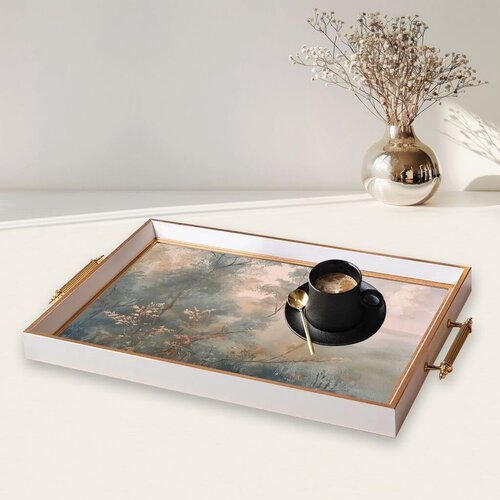 Aberto Design poslužavnik TPB9819 50 x 29 x 3,5 cm, &scaron;areni Cijene