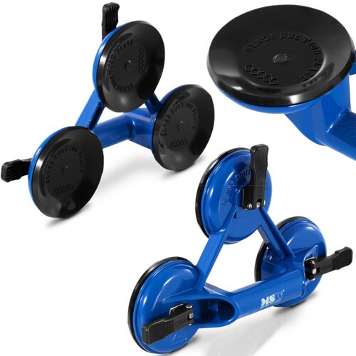 MSW Heavy-Duty Suction Cup Handle Set for Safe Transport of Glass and Tiles - 180 kg Load Capacity, 2 Pieces, (21740190) Cene