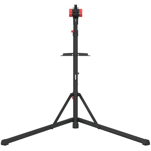  Stalak za popravak bicikla sklopivi 92 - 152 cm crveni čelični Slike