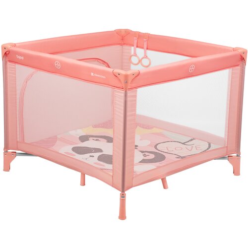 Kikka Boo prenosiva ogradica sa zipom ENJOY Panda pink Cene