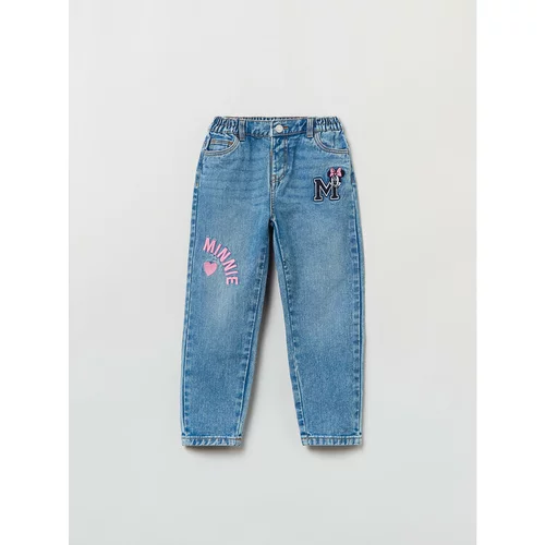 OVS Jeans hlače MINNIE 1828220 Modra Relaxed Fit