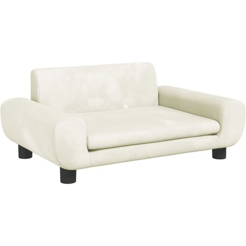 Maison Chic Otroški kavč - Otroški divan - Otroški sedež krem 70x45x33 cm žamet, (21729674) Cene