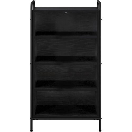  Ormar za cipele 51 x 36 5 x 93 cm Konstruirano drvo Crni hrast - Crni hrast 51 x 36 5 x 93 cm 4 police bez vrata Slike