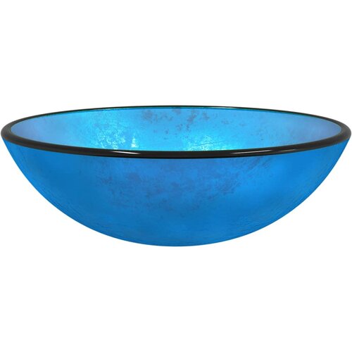 Maison Chic Umivalnik - Kopalna umivalnik - Lavabo kaljeno steklo 42x14 cm moder, (21684721) Cene