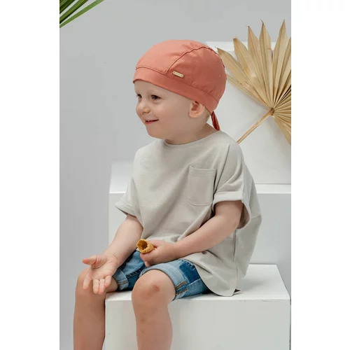 Jamiks Dječja kapa boja: ružičasta, od tanke pletenine