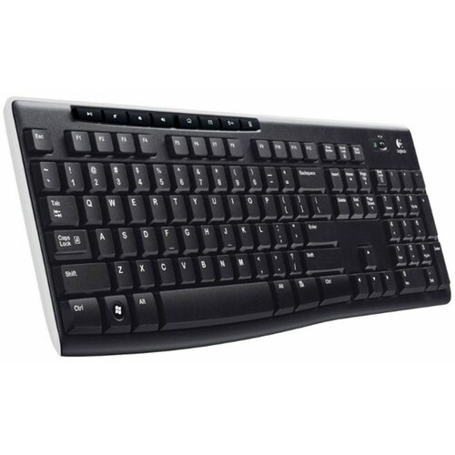 Logitech K270 Bežična tastatura, Standardne veličine, Crna Slike