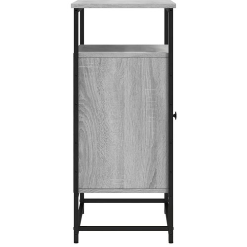  Komoda siva boja hrasta 69 x 35 x 80 cm od konstruiranog drva Slike
