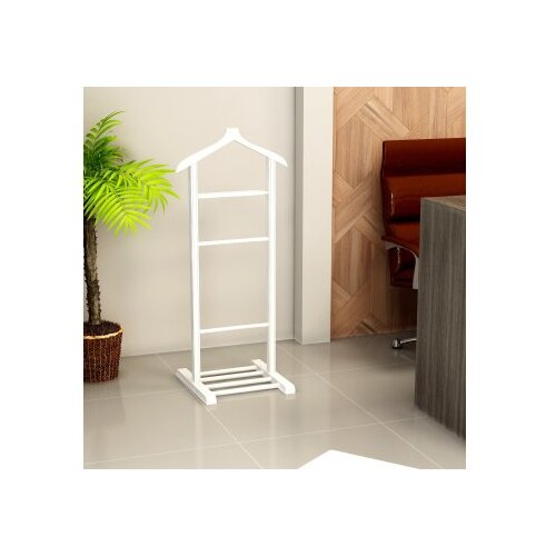 Woody Fashion Stalak za garderobu Beta, 33,5x120x46 cm, Bijela Slike