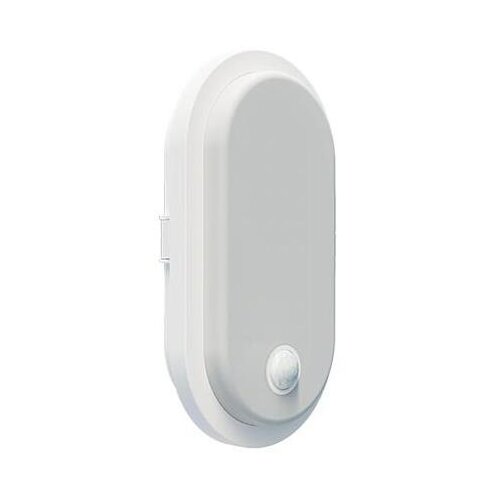  LED spolja&scaron;nje zidno svetlo sa senzorom OVAL LED/10W/230V IP65 bela Cene