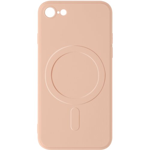 AVIZAR Magsafe Case iPhone 8 in iPhone SE 2020, 2022 Silikonska fleksibilna notranjost Soft Touch Mag Cover - roza, (20640406) Cene