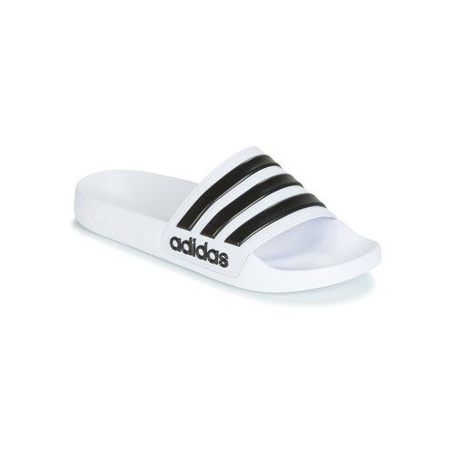 Adidas Mo&amp;scaron;ki natikači ADILETTE SHOWER Bela Slike