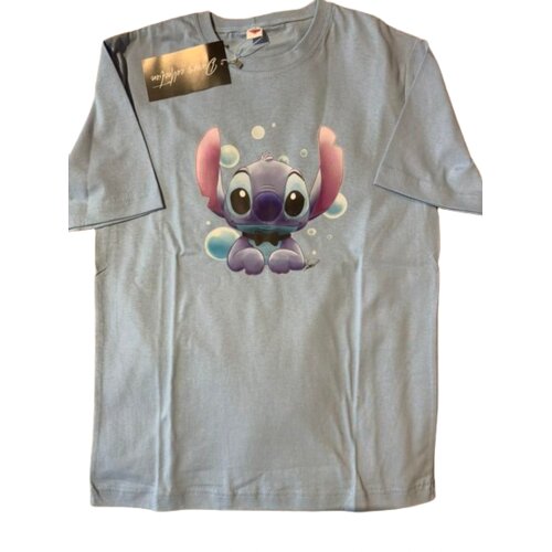 Divars Majica za dečake sa &scaron;tampom Stitch, Svetloplava Cene