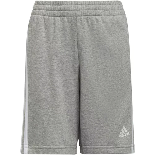 Adidas Sportske hlače siva / bijela