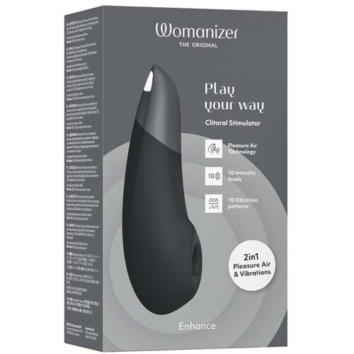 Womanizer Vibrator Enhance, 10 nivoa vibracija, Crni Cene