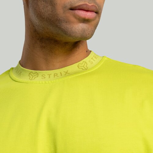 STRIX Mu&amp;scaron;ka majica Oversized Heavy Chartreuse Slike