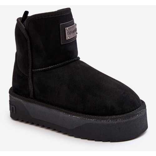 Kesi Vegan waterproof snow boots on the D.Franklin platform black Cene