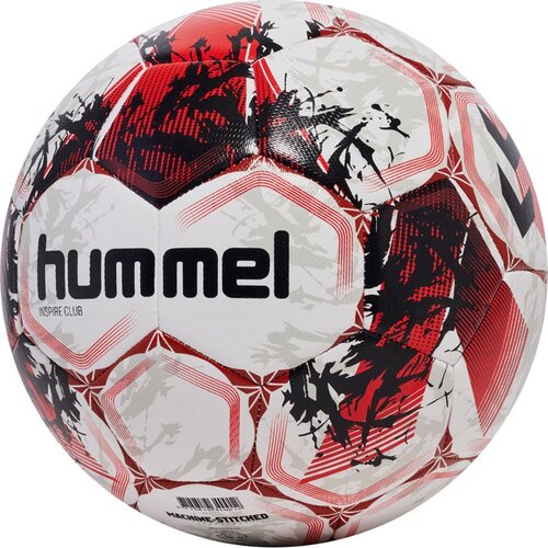 Hummel lopta za fudbal hmlInspire Club veličina 5, bela sa crvenom Cene