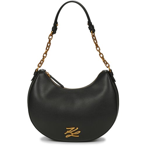 Karl Lagerfeld K/AUTOGRAPH MOON SHOULDER BAG Crna Slike