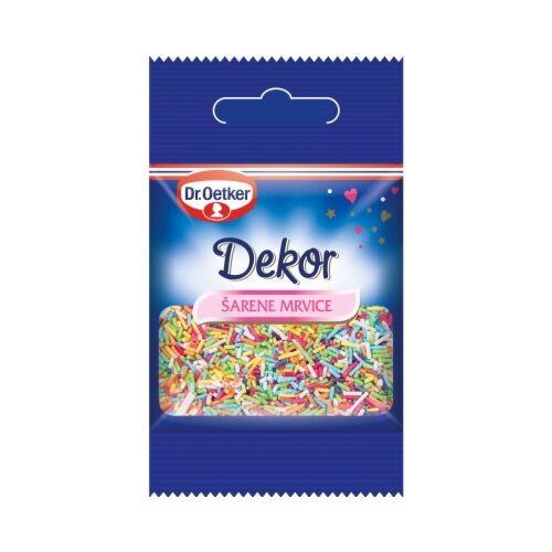 Dr. Oetker dekor šarene mrvice 10g kesica Cene