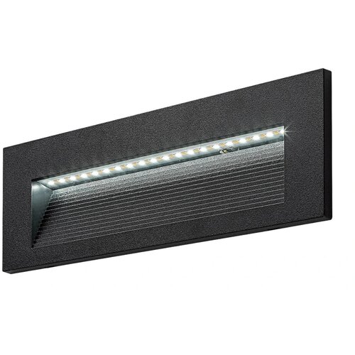 Rabalux kavala spoljna zidna led lampa 6w sa dip prek.crna Cene