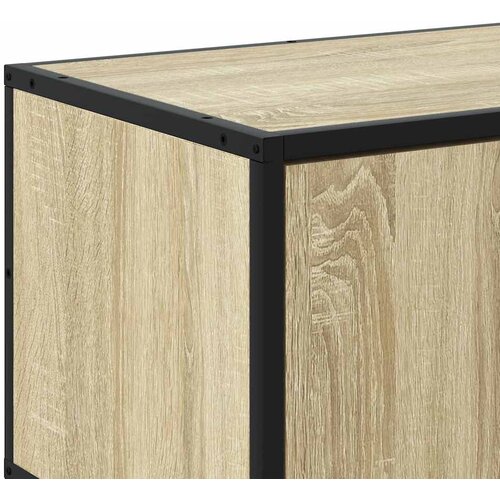  ormarić Sonoma hrast 100x35x50 cm Konstruirano drvo i metal Slike