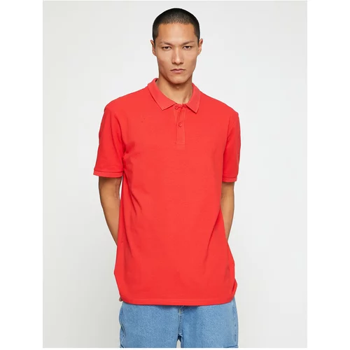 Koton Polo T-shirt - Red - Slim fit