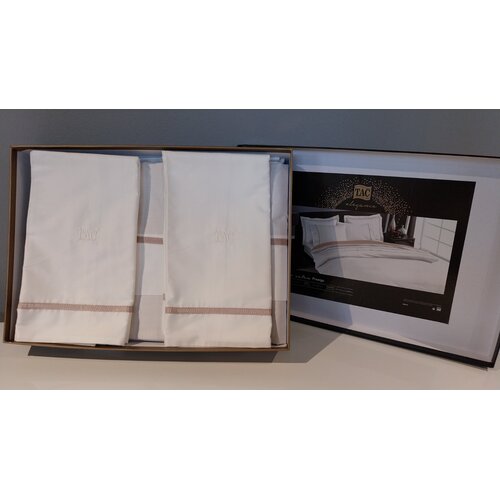 Tac Set posteljine Prestige, Satenski, 200x220cm, Beli Cene