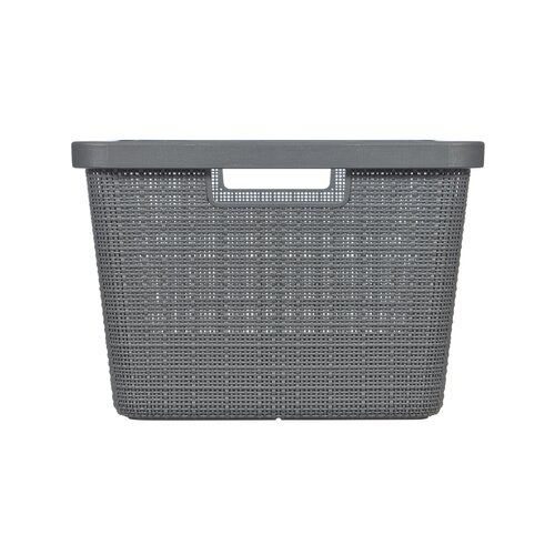 Curver Jute korpa za rublje, 46L, tamno siva (3253928091026) Slike