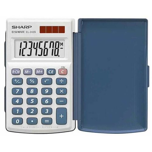 Sharp Kalkulator žepni EL243S, 8-mestni, solar EL243S Cene