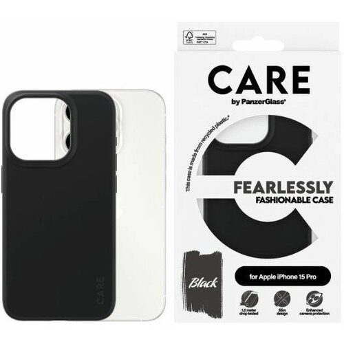 PanzerGlass CARE BY CASE OVITEK ZA IPHONE 15 PRO 6.1 BLACK BLACK, (21899455) Cene