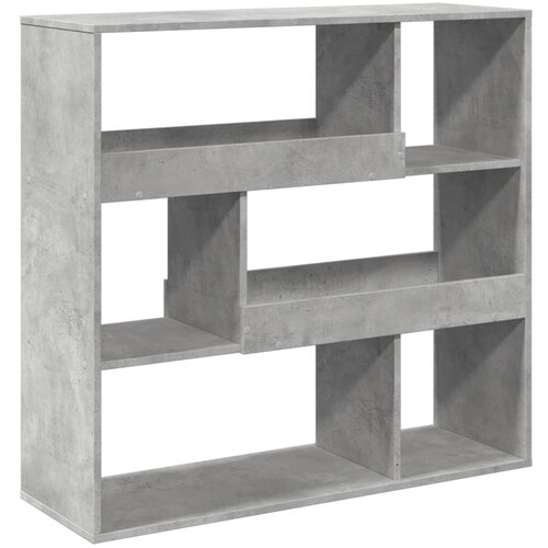  za knjige / sobna pregrada boja betona 100x33x94,5 cm Slike