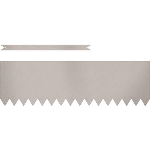  Ograda oko Travnjaka 10 pcs 100 x 0.05 x 20 cm Rđa Slike