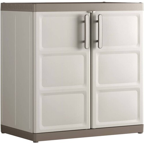 Keter Nizka omarica Excellence XL bež in taupe 93 cm Slike