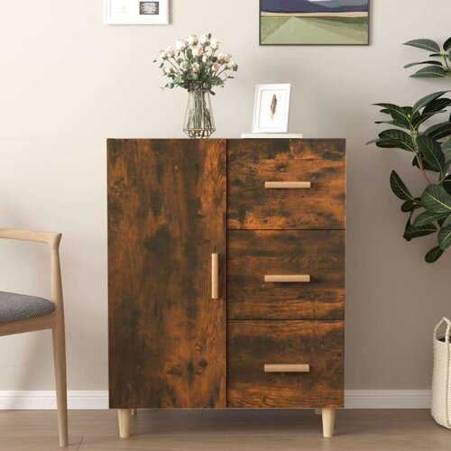  Komoda boja dimljenog hrasta 69 5x34x90 cm konstruirano drvo Cene