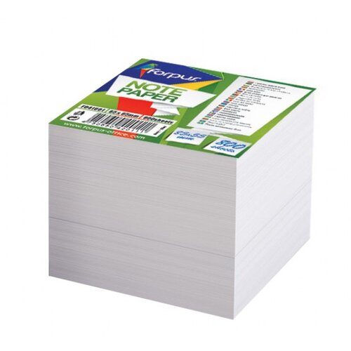 Forpus Vložni lističi za v kocko 85 x 85 mm, beli Slike